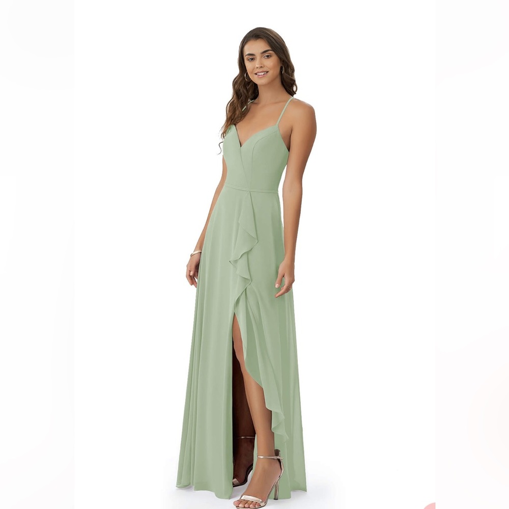Azazie Naeem Agave Bridesmaid Dress ***Altered***